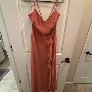 Birdy Grey Coral Maxi Dress with Ruffle Detail